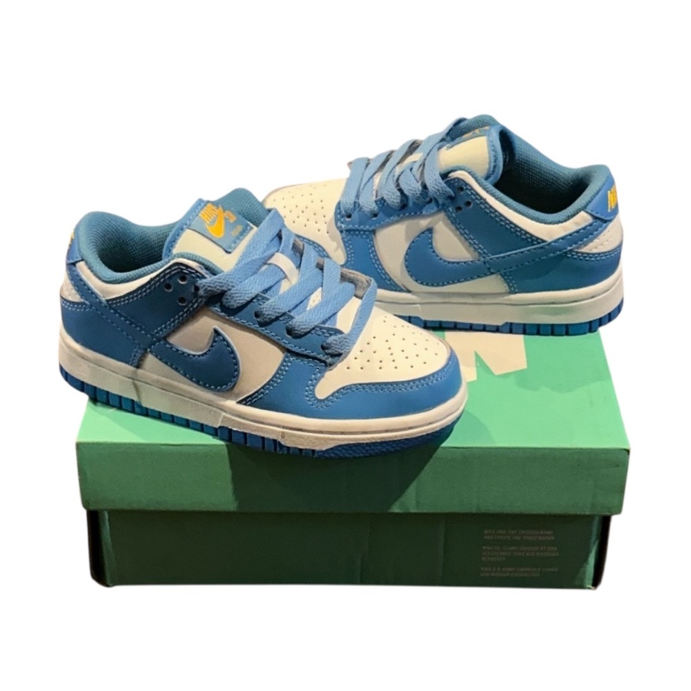 Nike Kids Blue and White Sneakers
